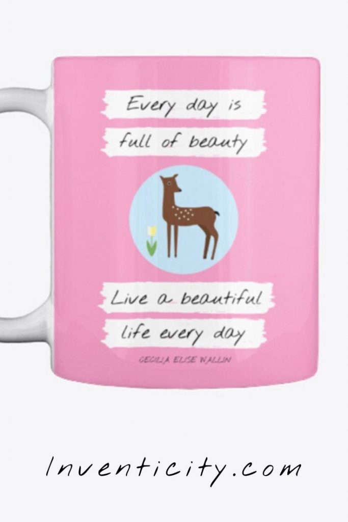 QUOTE MUG _ coffee mug_ Remind Yourself to Live Intentionally“Remindeer ” More ProductsThis mug will make you smile, and remind you to see the beauty in every day. (1)